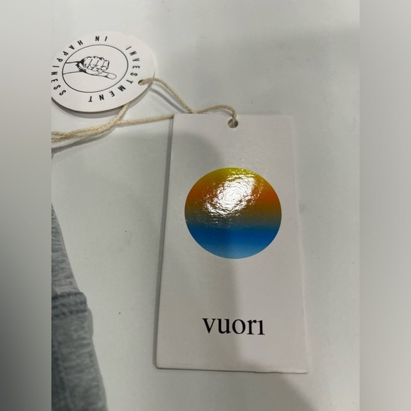 Vuori Women's XS Long Line Elevation Bra Heather Grey NWT Medium Support Mesh - Picture 4 of 7